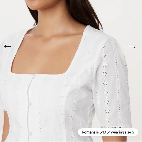 Frank and Oak Eyelet Top - Picture 5 of 6